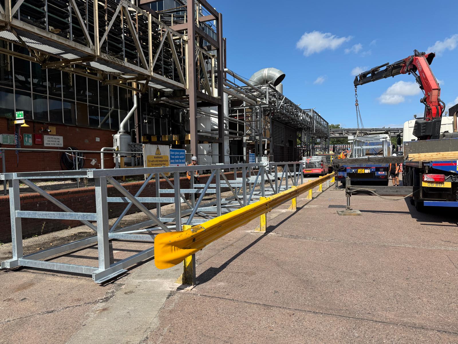 Pipebridge Steelwork Installation